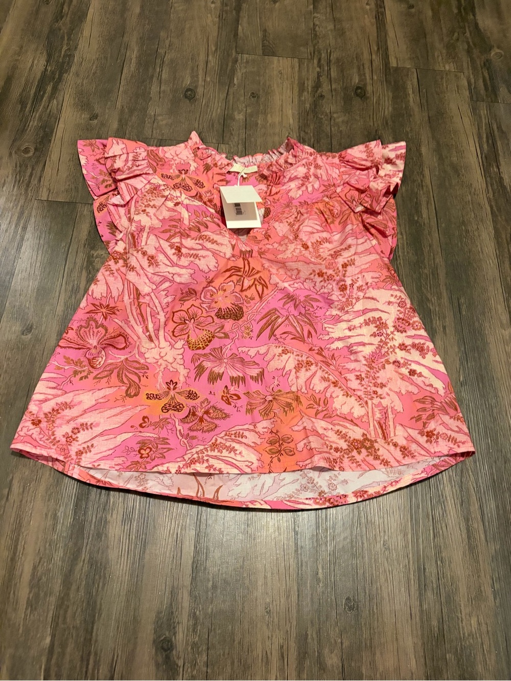 NWT Ulla Johnson Lei Top in Camellia 6